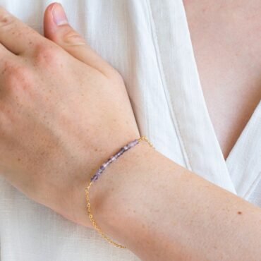 fijne facet amethist armband kopen